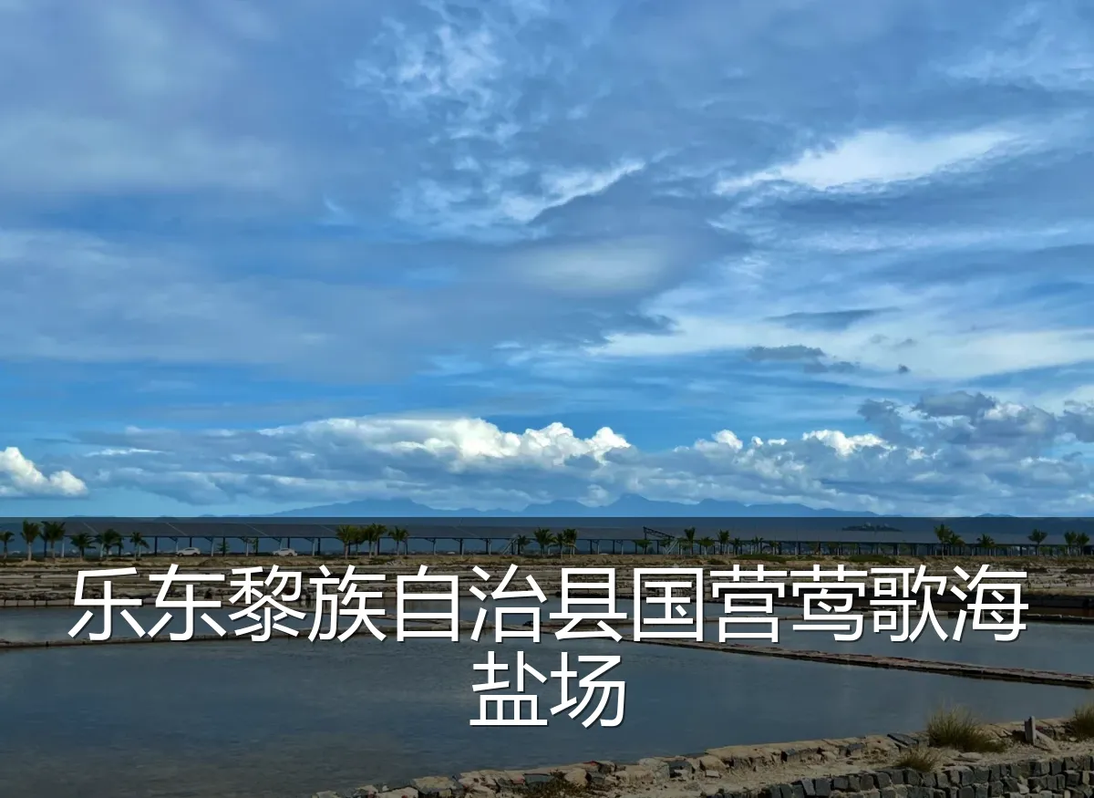 乐东黎族自治县国营莺歌海盐场